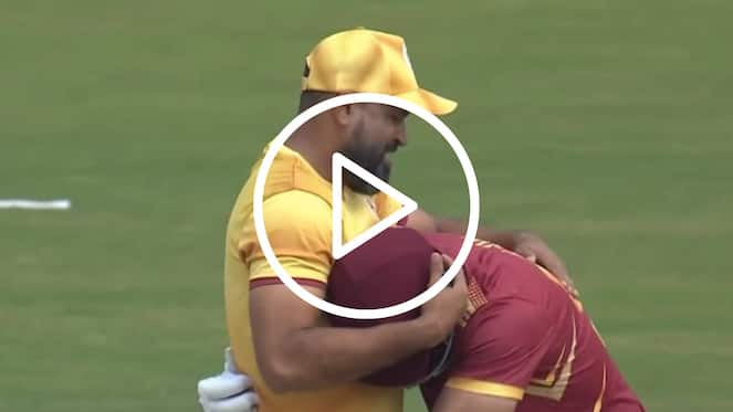 [Watch] Irfan Pathan Hugs Brother Yusuf After Match-Wining Six In One World-One Family Cup
